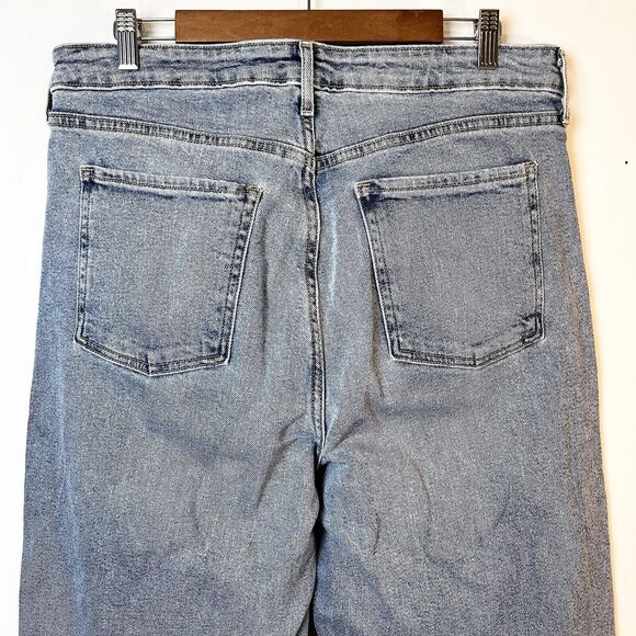 Old Navy Ultra High Rise Sky Hi Wide Leg Jeans Lois Women’s 14 - Picture 9 of 15